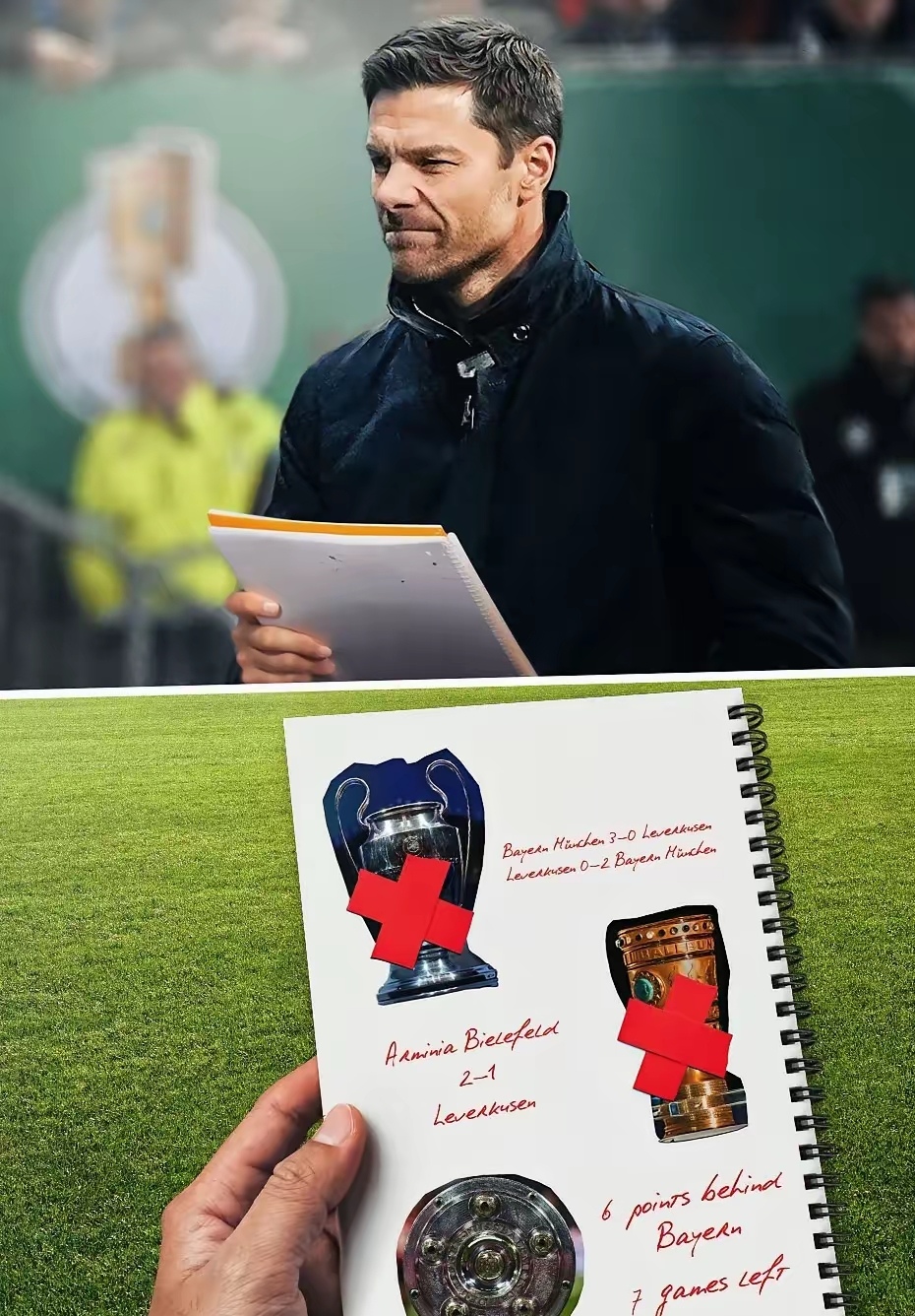 爱游戏-勒沃库森主场惨败，主教练演讲慰藉球员的简单介绍